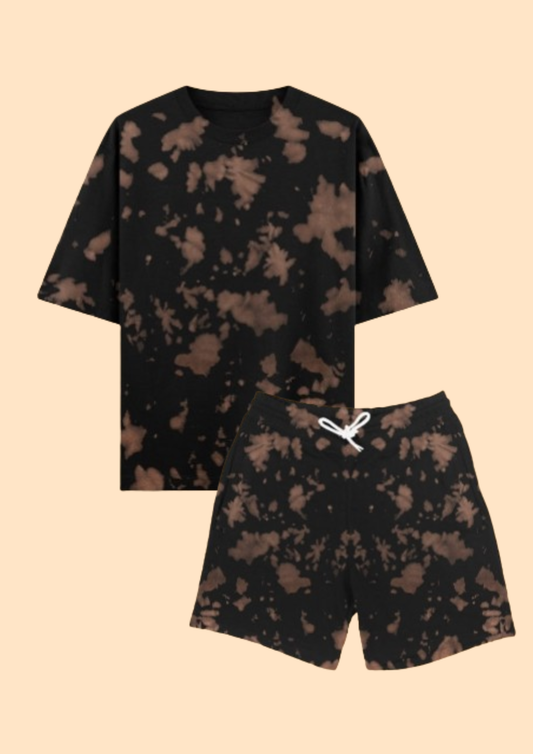 Tie Die BROWN AND BLACK- Full Set